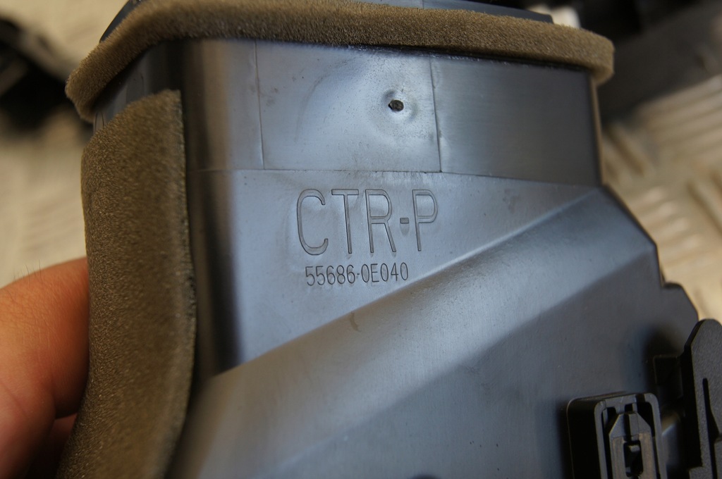 фото №6, Toyota highlander iii usa решётка обдув правая 55680-0e040, 55686-0e040