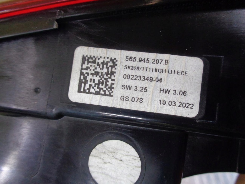 фото №9, Лампа левая задняя задняя skoda kodiaq gt coupe 565