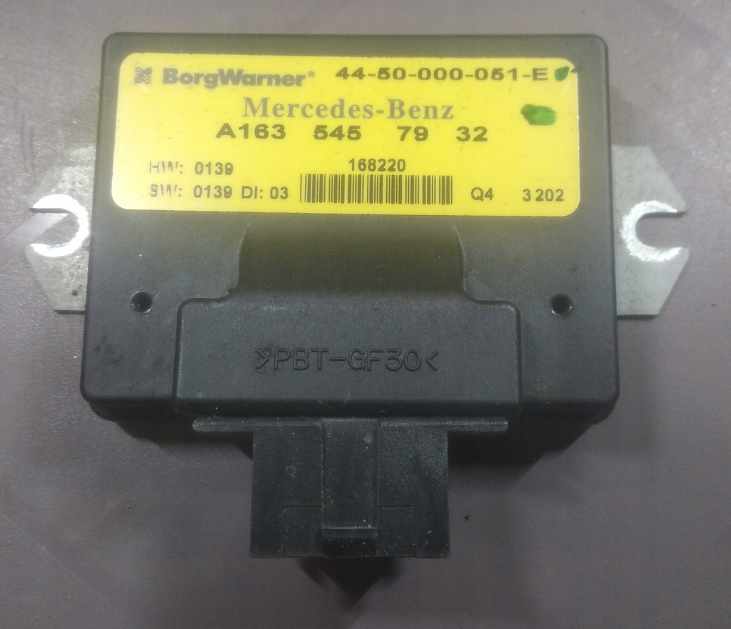 фото №1, Модуль редуктор a1635457932 mercedes ml w163 2.7 cdi