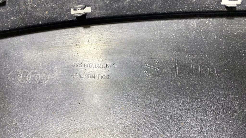 фото №8, Диффузор бампера задняя audi a3 s-line 8v5807521f