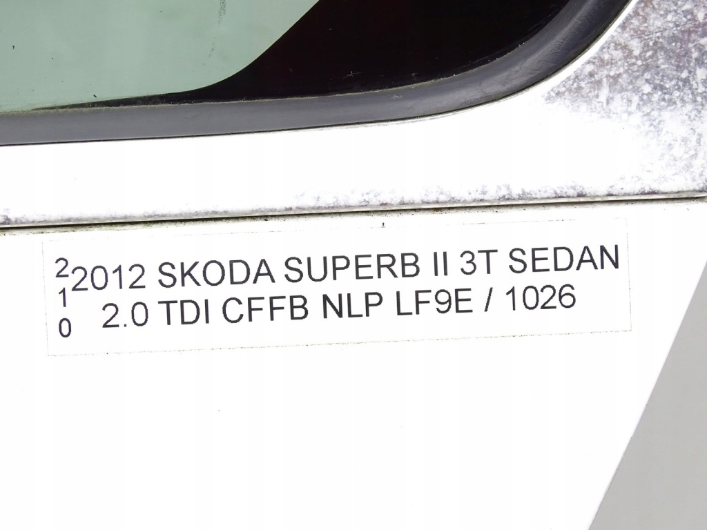 фото №12, Дверь левый задняя skoda superb ii 3t sedan lf9e 1026