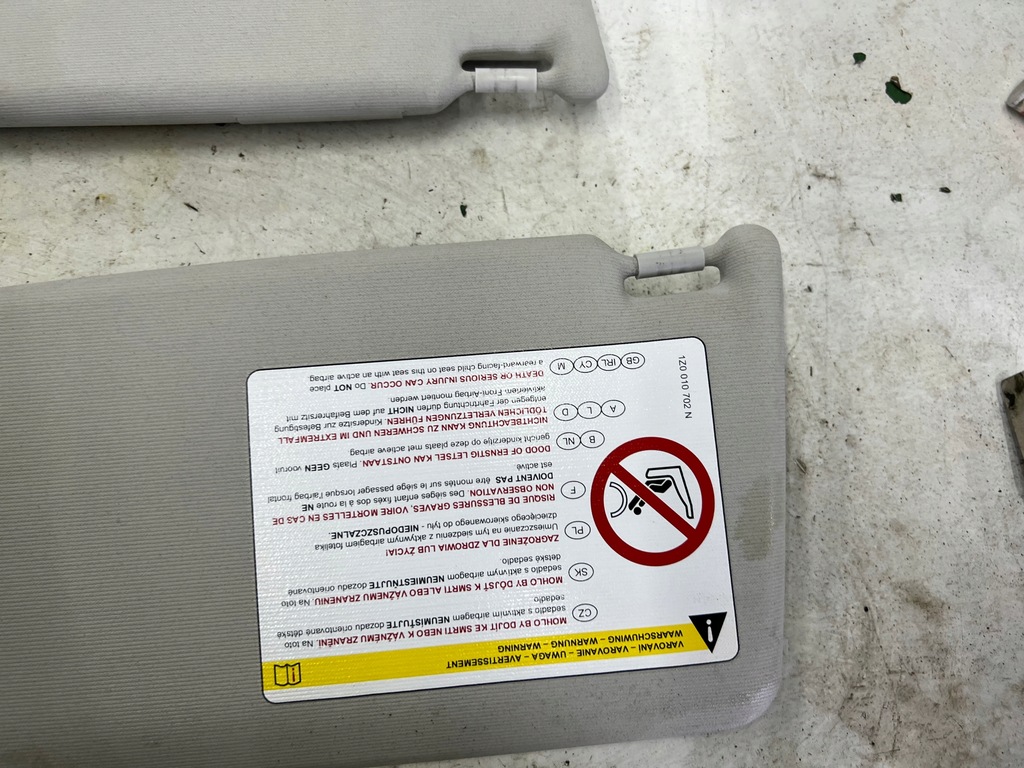 фото №8, Skoda yeti 5l 5l0 козырёк козырёк левый правый eu