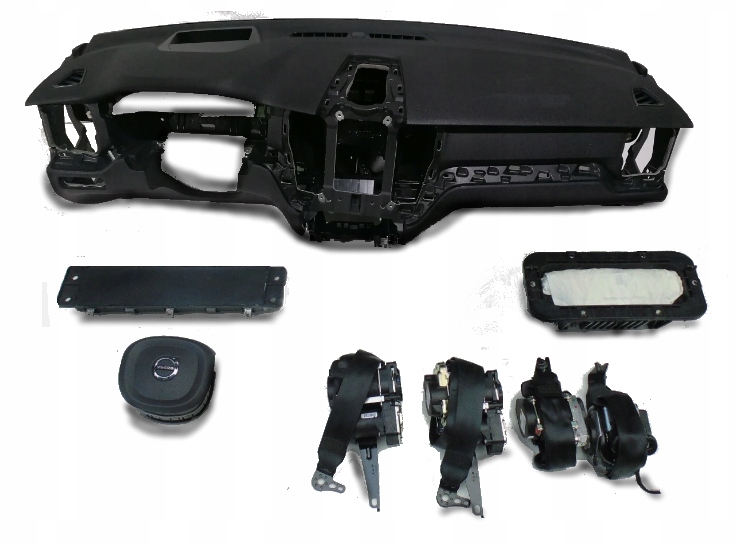 фото №1, Volvo xc60 ii приборная панель head up подушки безопасности ремни комплект