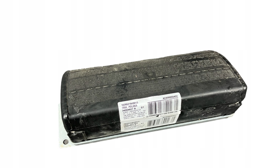 фото №1, Mercedes подушка безпеки подушка пасажира a2308600402