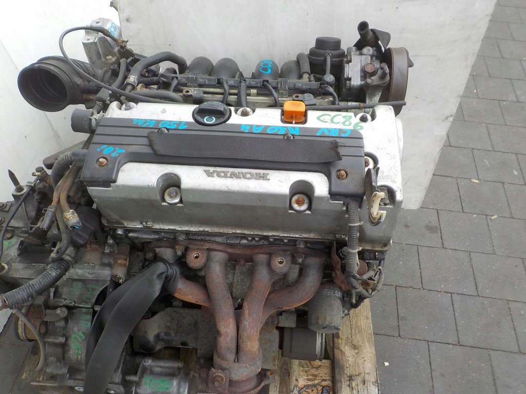 фото №8, Honda crv ii 02r 2.0 vtec 150km двигатель k20a4 kompletny film