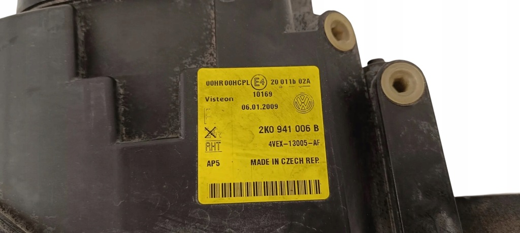 фото №8, Vw caddy 2004-2010-lampa правая передняя обычная 2k0941006b