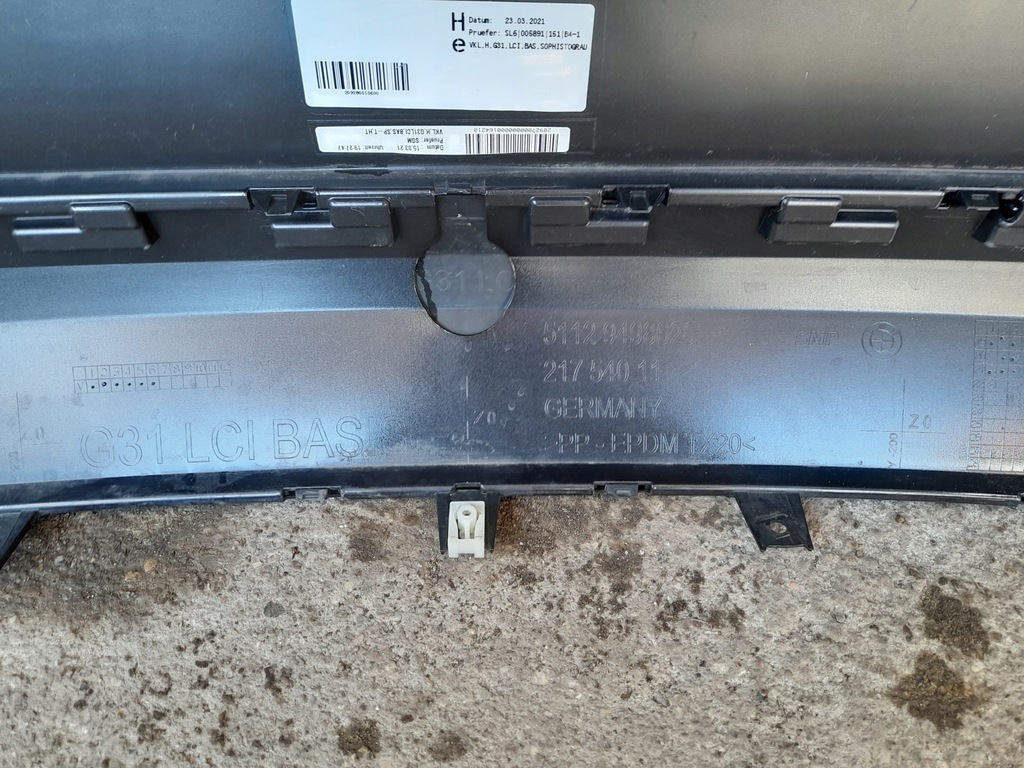 фото №7, Бампер задня bmw 5 g30 2017-