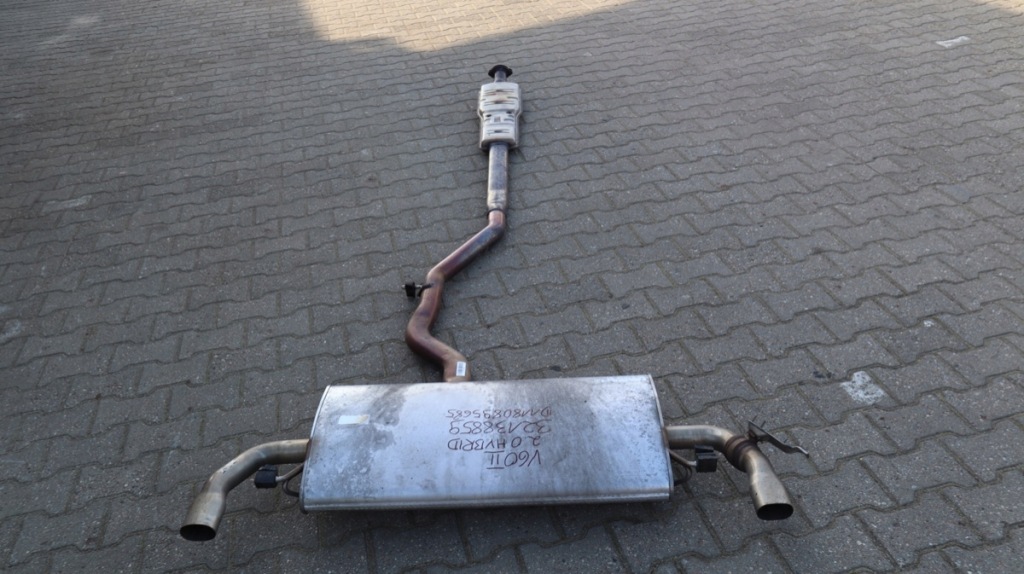 Volvo v60 ii 2.0 t6 plug in hybrid гаситель выхлоп труба 32138859 в Украине
