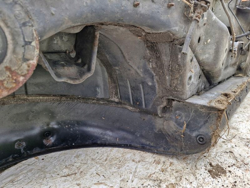 фото №10, Opel meriva b ii 2 порог блок двигателя крыло левый задняя задний четверть z20r