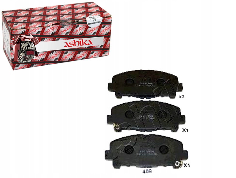 фото №1, Тормозные колодки тормозные honda accord ix 2.4 ashika