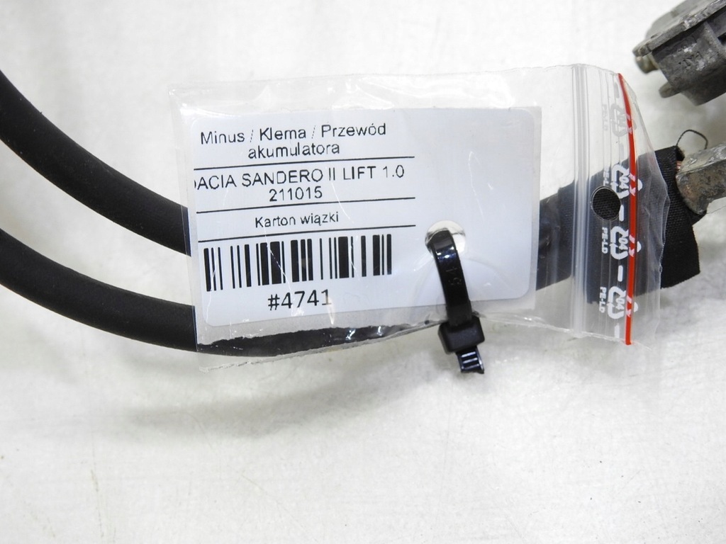 фото №7, Клема мінусова шланг dacia sandero ii 1.0 sce