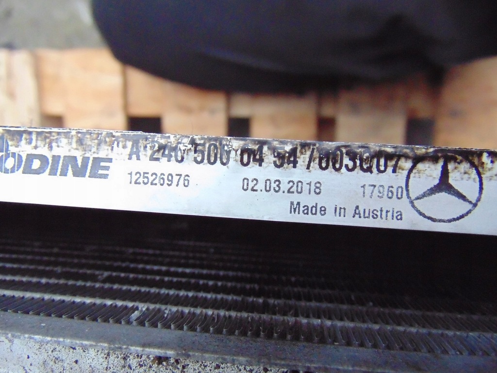 фото №16, Радіатор wody кондиціонер mercedes w246 комплект