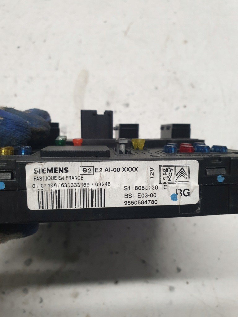 фото №5, Модуль bsi peugeot 206 1.1 бензин 9650584