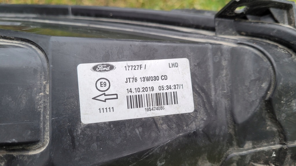 фото №7, Лампа ліва перед передня ford transit courier лампа ford tourneo courier