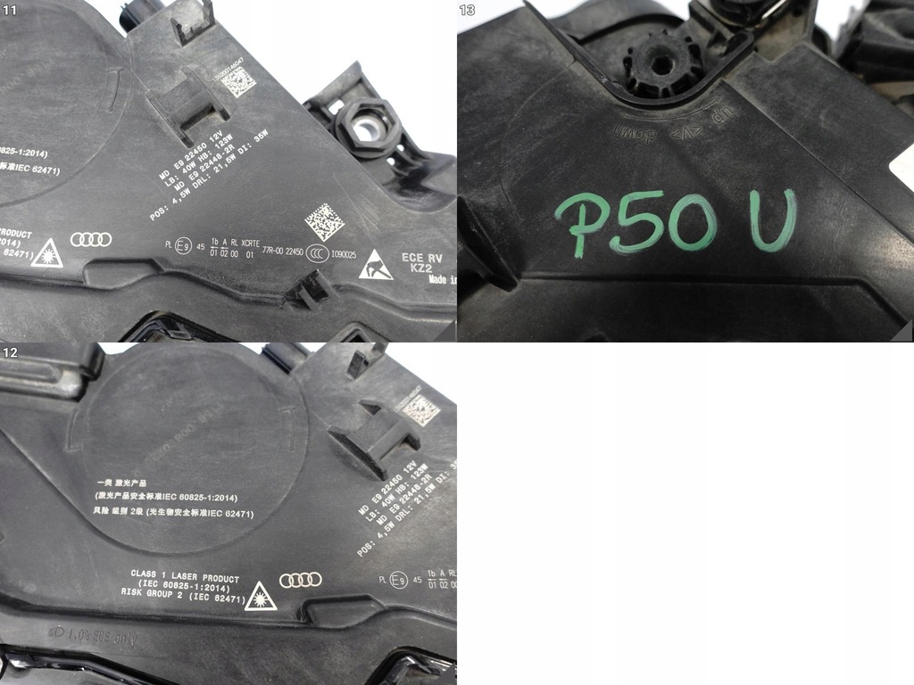 фото №12, Audi q7 sq7 ii 4m0 lift 19- лампа laser full led правая перед europa 086c