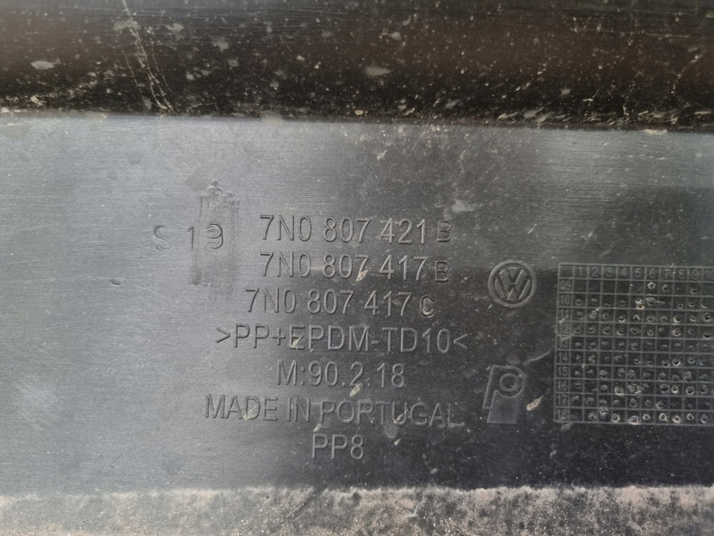 фото №16, Бампер задняя задний vw sharan ii seat alhambra ii pdc оригинал 7n0807421b