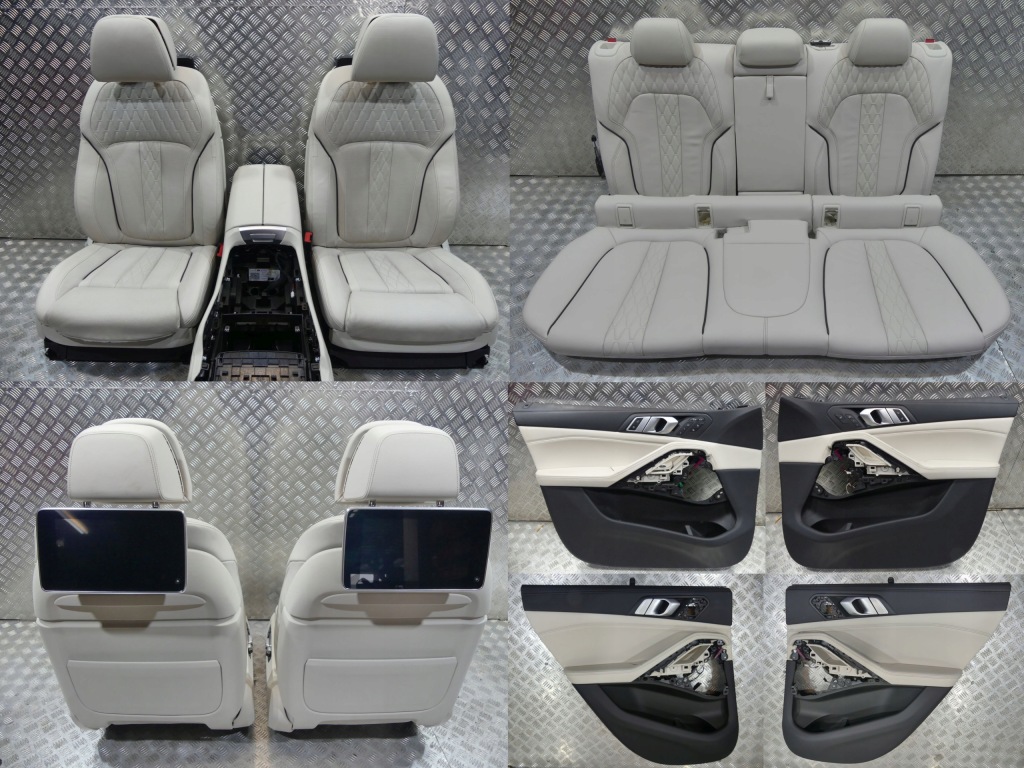 фото №1, Bmw x6 g06 обивка сиденья заднее сиденье обшивки вентиляция массаж монитор individu