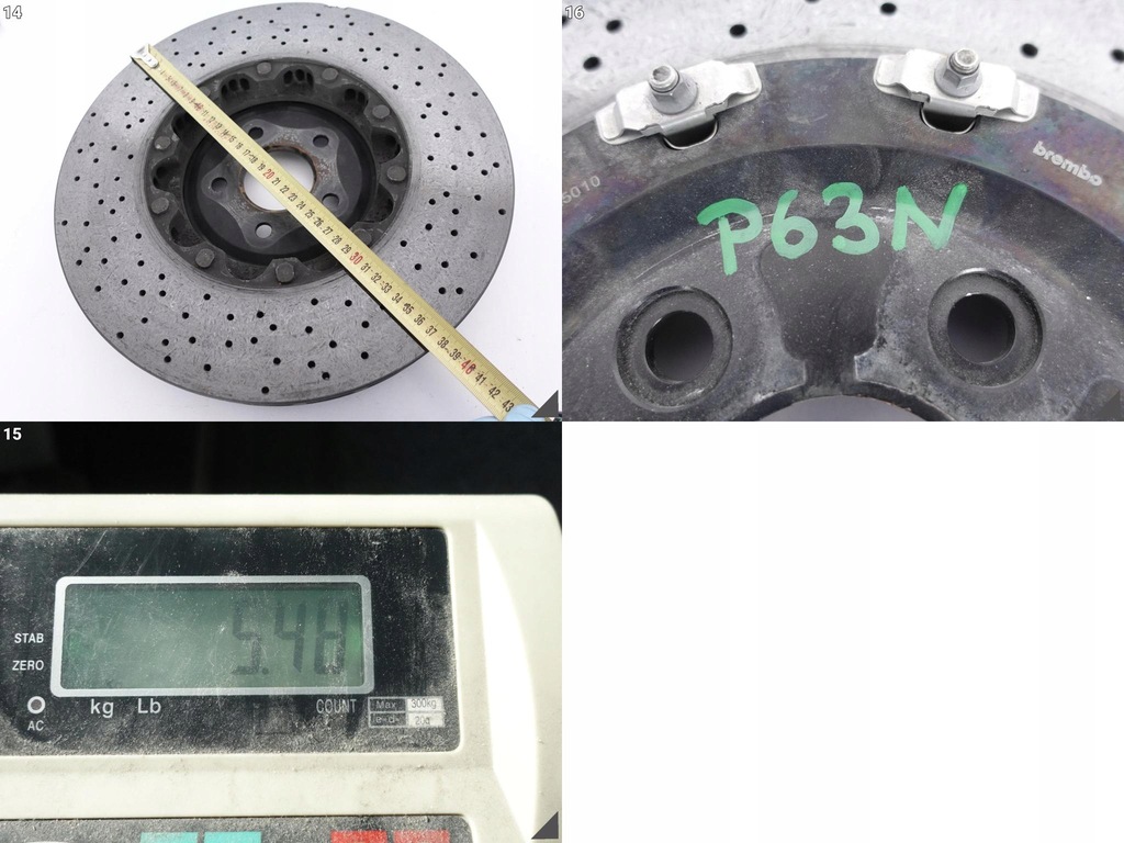 фото №12, Jaguar f-type r xk xkr-s gt svr диск керамическая