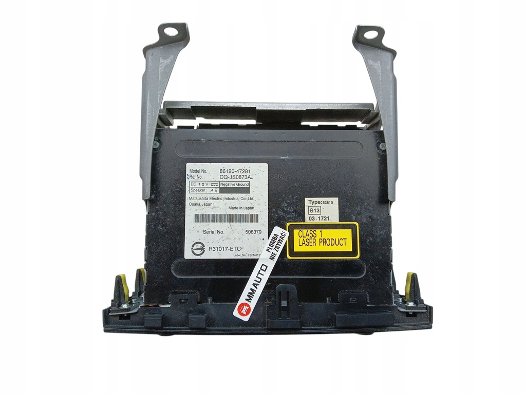 фото №5, Радіо cd заводський toyota prius ii 2003-2009 86120-47281