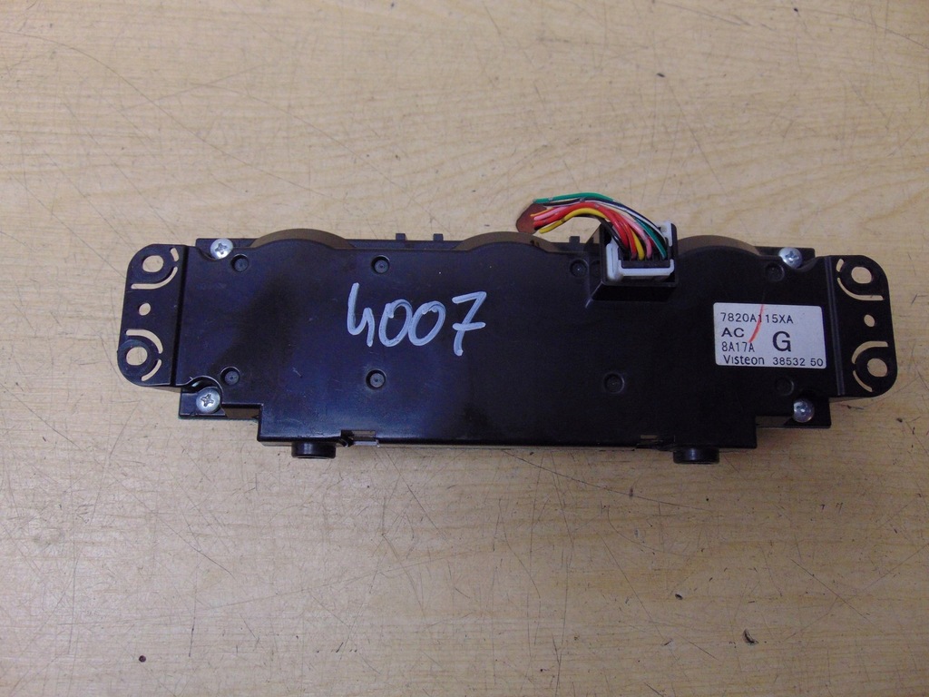 фото №9, Панель управление кондиционера peugeot 4007