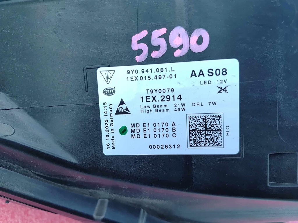 Porsche cayenne 3 рестайлинг  23- фара левая правый  перед передняя full led 5590 Киев