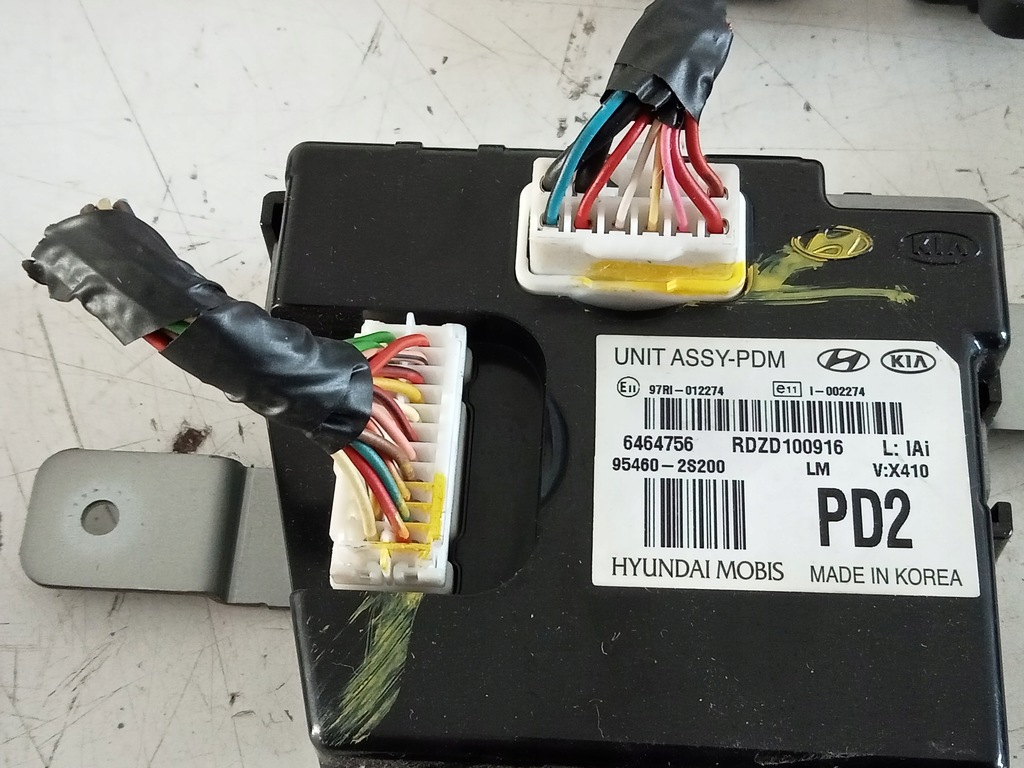 фото №8, Ix35 1,7 crdi набір стартовий блок керування бортовий комп'ютер