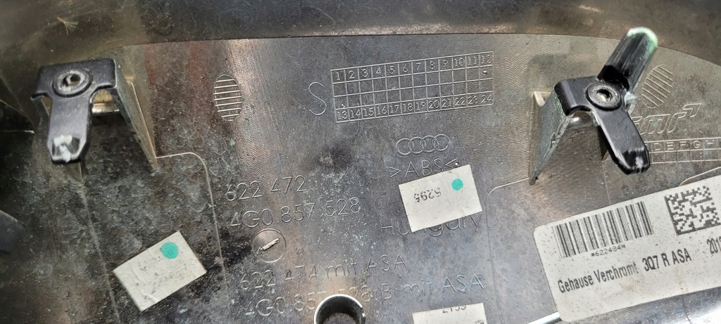 фото №15, A6 c7 4g s6 корпус зеркало правая правый перед ассистент хром