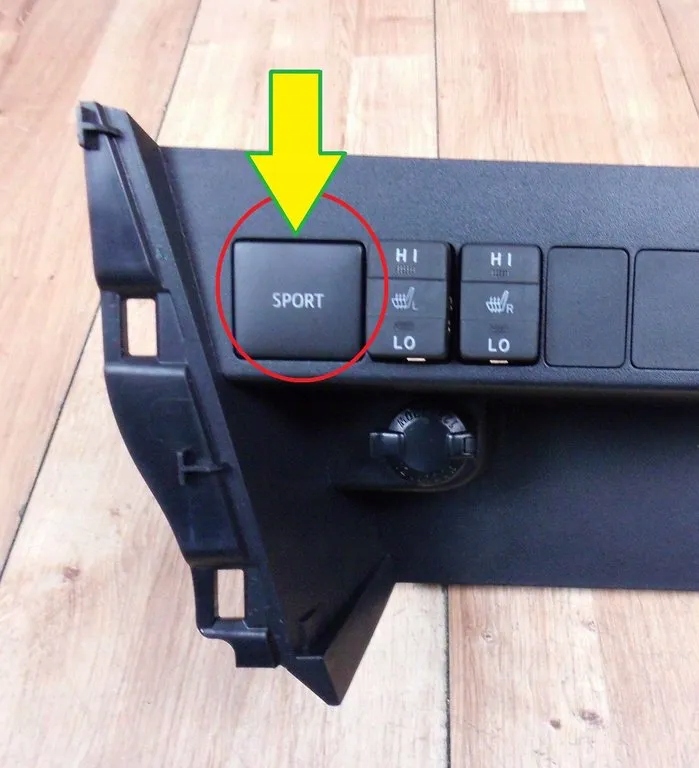 фото №1, Toyota rav4 iv переключатель sport trybu движение
