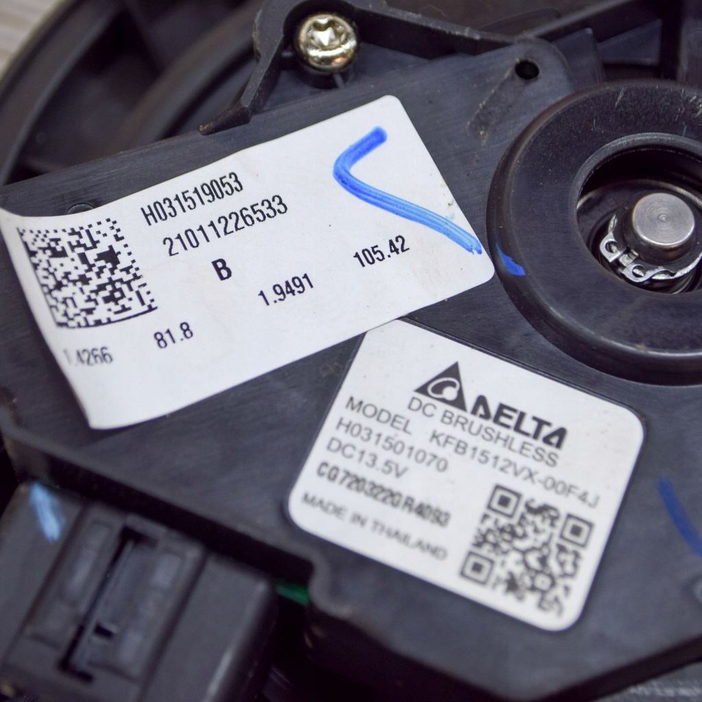 фото №8, Tesla model 3 2021 вентилятор обдув / воздуходувка