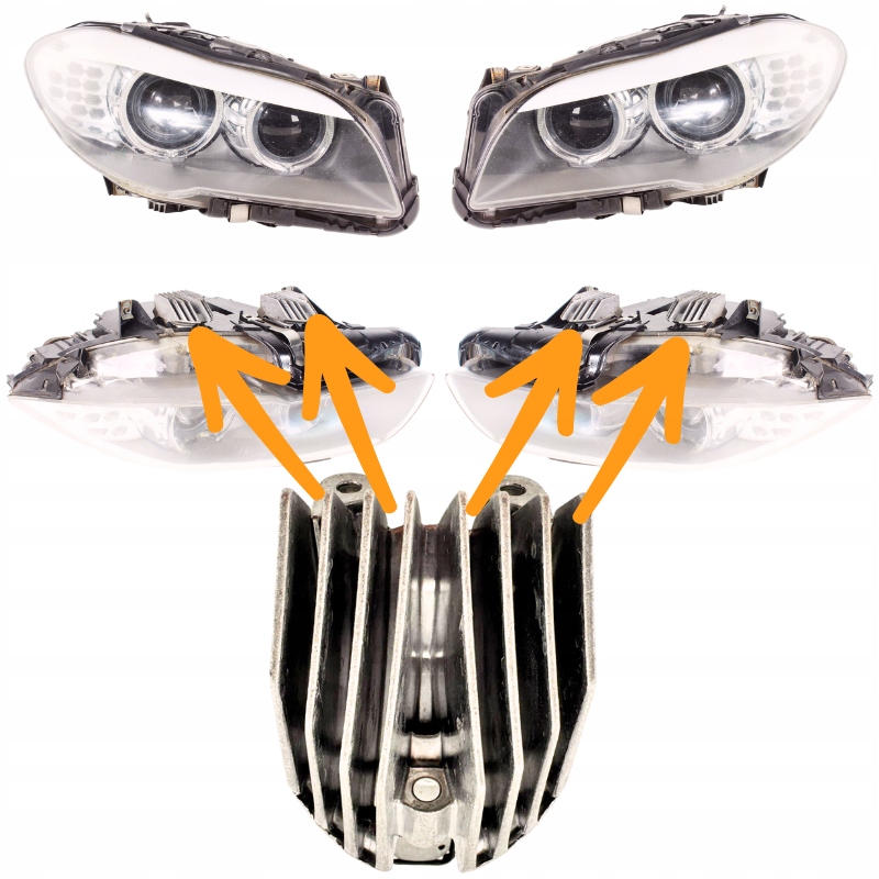 Модуль led drl йожик  кольца лампа ксенон bmw f07 f10 f11 f18 63127262731 7262731 Доставка