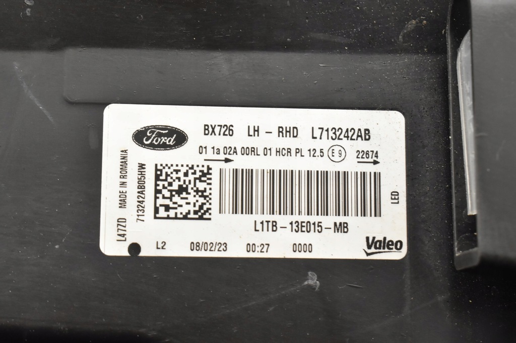 фото №12, Лампа лівий перед l1tb-13e015-mb ford puma ii mk2 uk