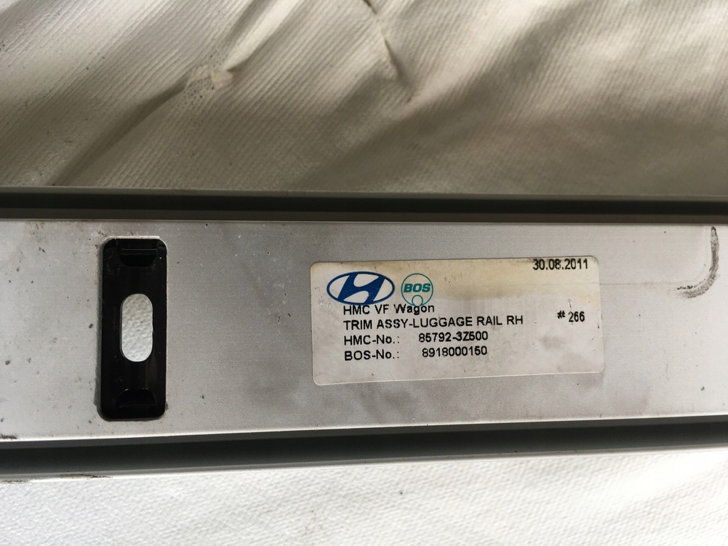 фото №5, Hyundai i40 11-19 kombi органайзер перегородка багажника поперечины комплект