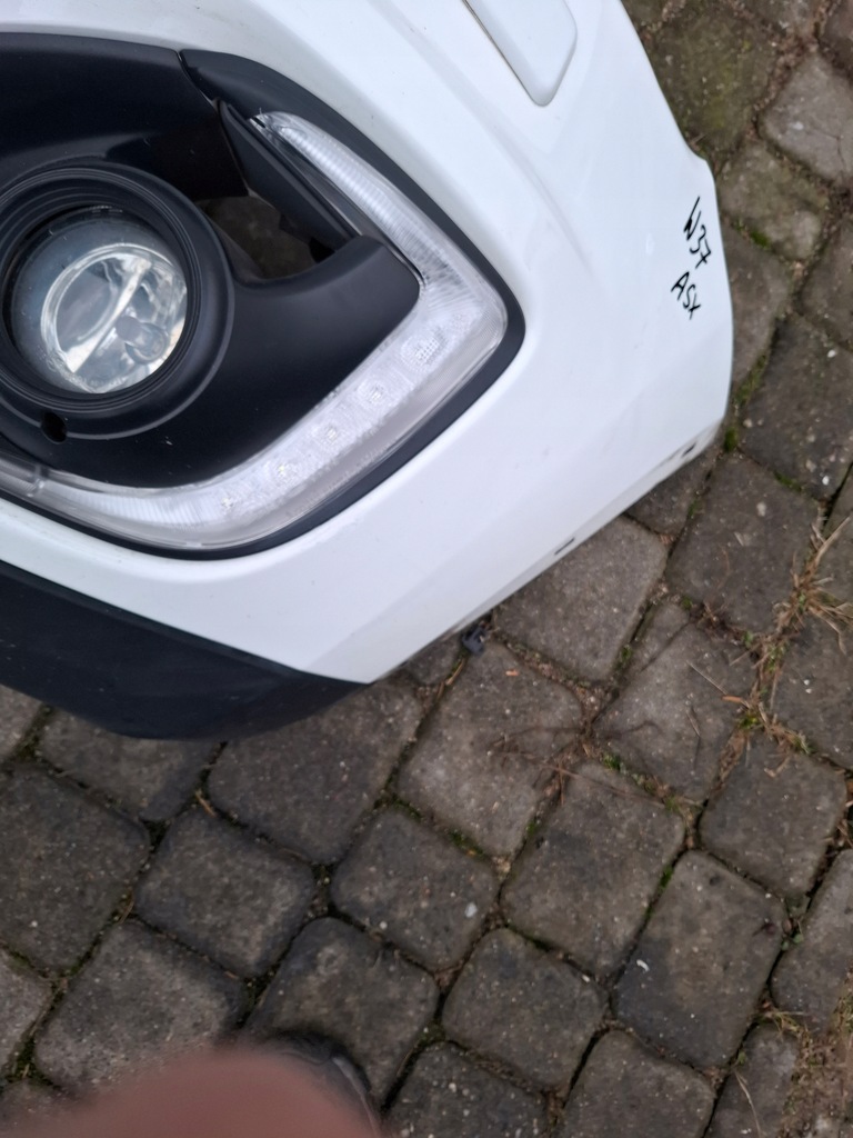 фото №6, Mitsubishi asx 12-16 13- бампер kompletny демонтаж orgniał білий w37 sprys