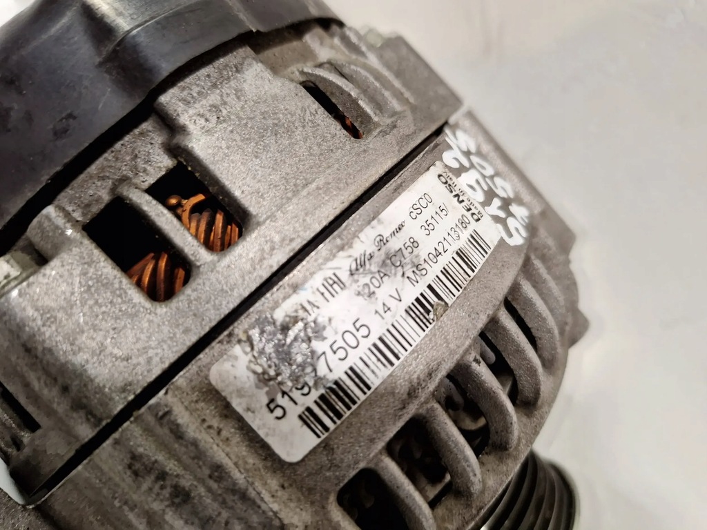 фото №6, Генератор 51927505 fiat panda iii 1.3 mjet 12-