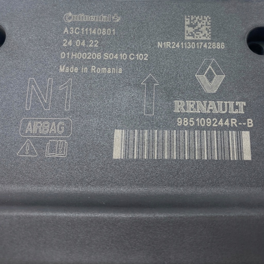 фото №12, Новый оригинальный номер модуль датчик подушка безопасности renault trafic iii iv 2021- 985109244r