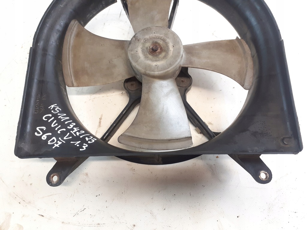 фото №5, Вентилятор радіатора honda civic v 5 1.3