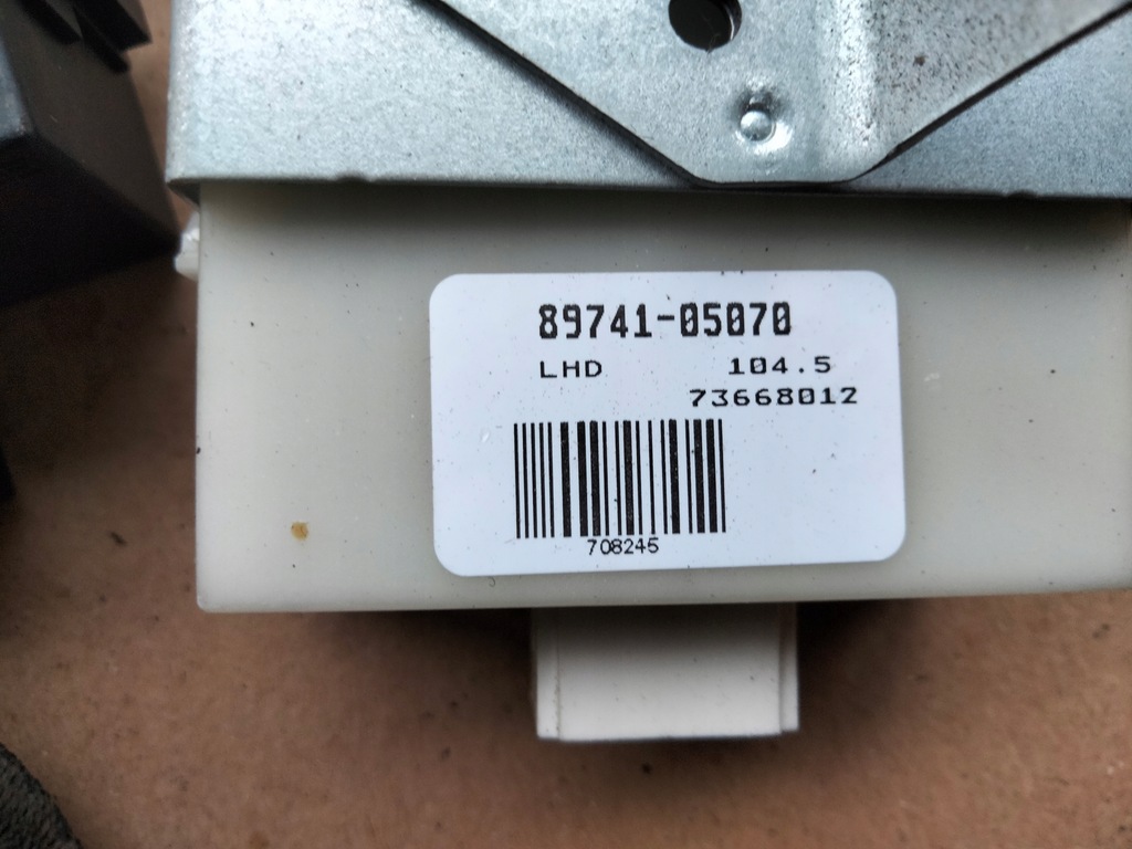 фото №6, Набір стартовий бортовий комп'ютер toyota avensis t25 2.2 d-cat