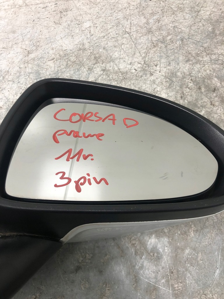 фото №6, Зеркало правое 3 pin opel corsa d