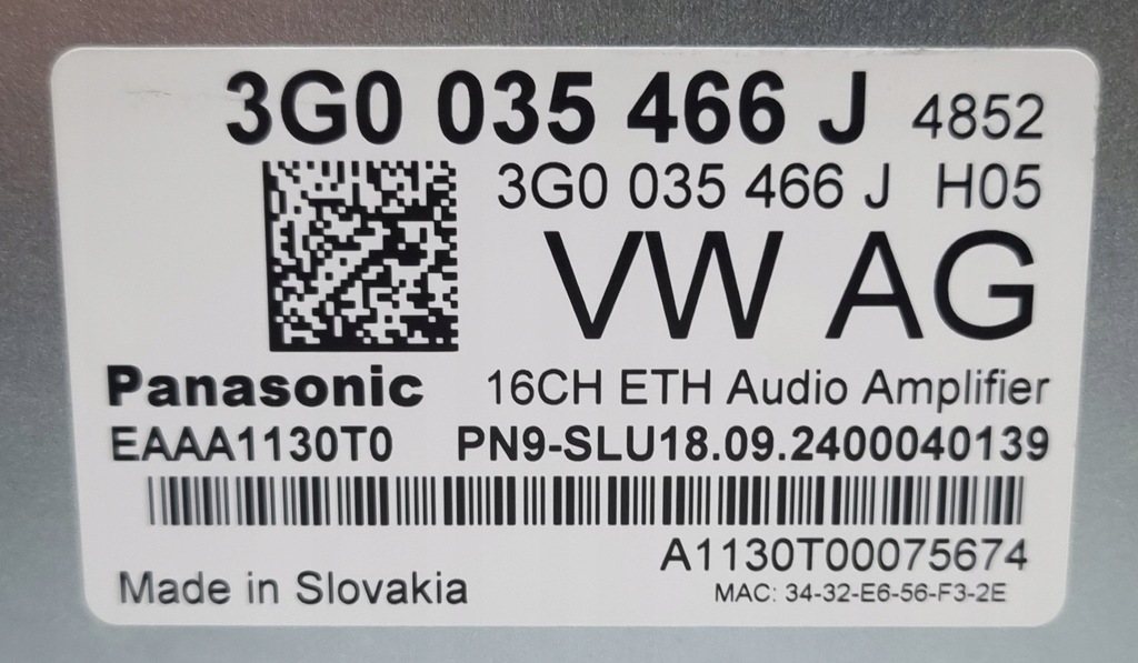 фото №10, Підсилювач vw arteon tiguan iii ct 571 3g0035466j