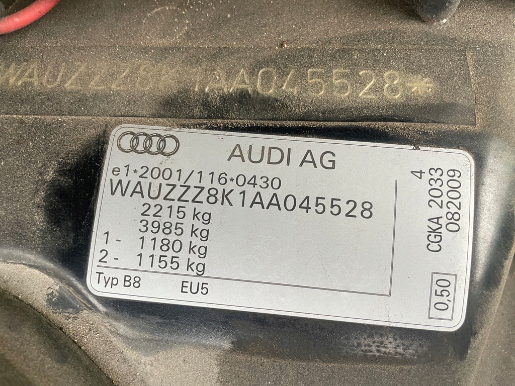 фото №8, Двигатель комплект 2.7tdi audi a4 b8 kombi niemcy cgka