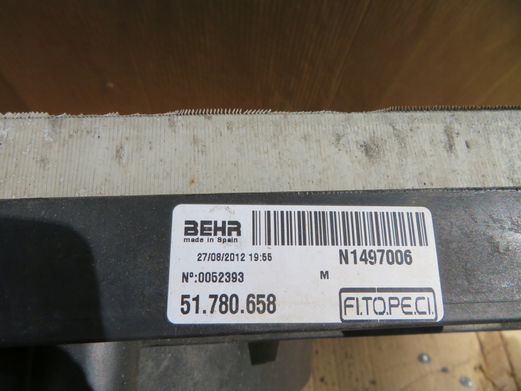 Ремінь інтеркулер вентилятор радіатор bipper 51780660 1,3jtd Ціна