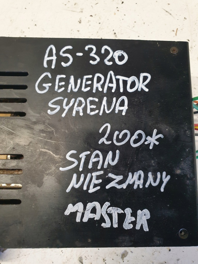 фото №2, Генератор сирена as-320 скорая помощь renault master ii