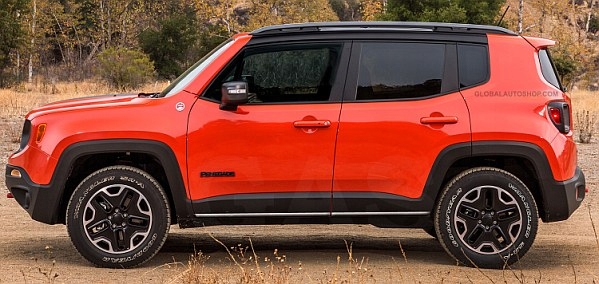 фото №1, Jeep renegade - накладки хром na дверь боковой декоративные хромированные