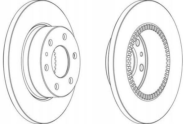 фото №1, Ferodo тормозные диски тормозные 2szt. iveco daily iv daily