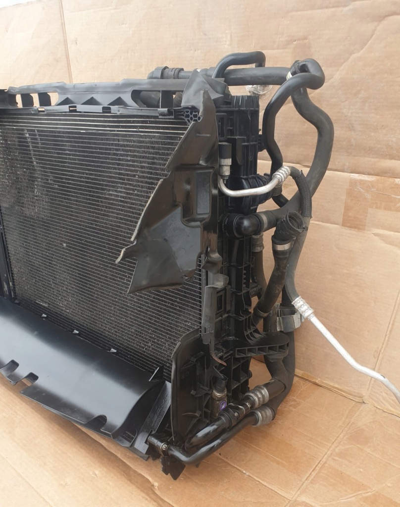 фото №14, Mercedes w222 s 63 amg pas передний радиатор усилитель вентилятор комплект