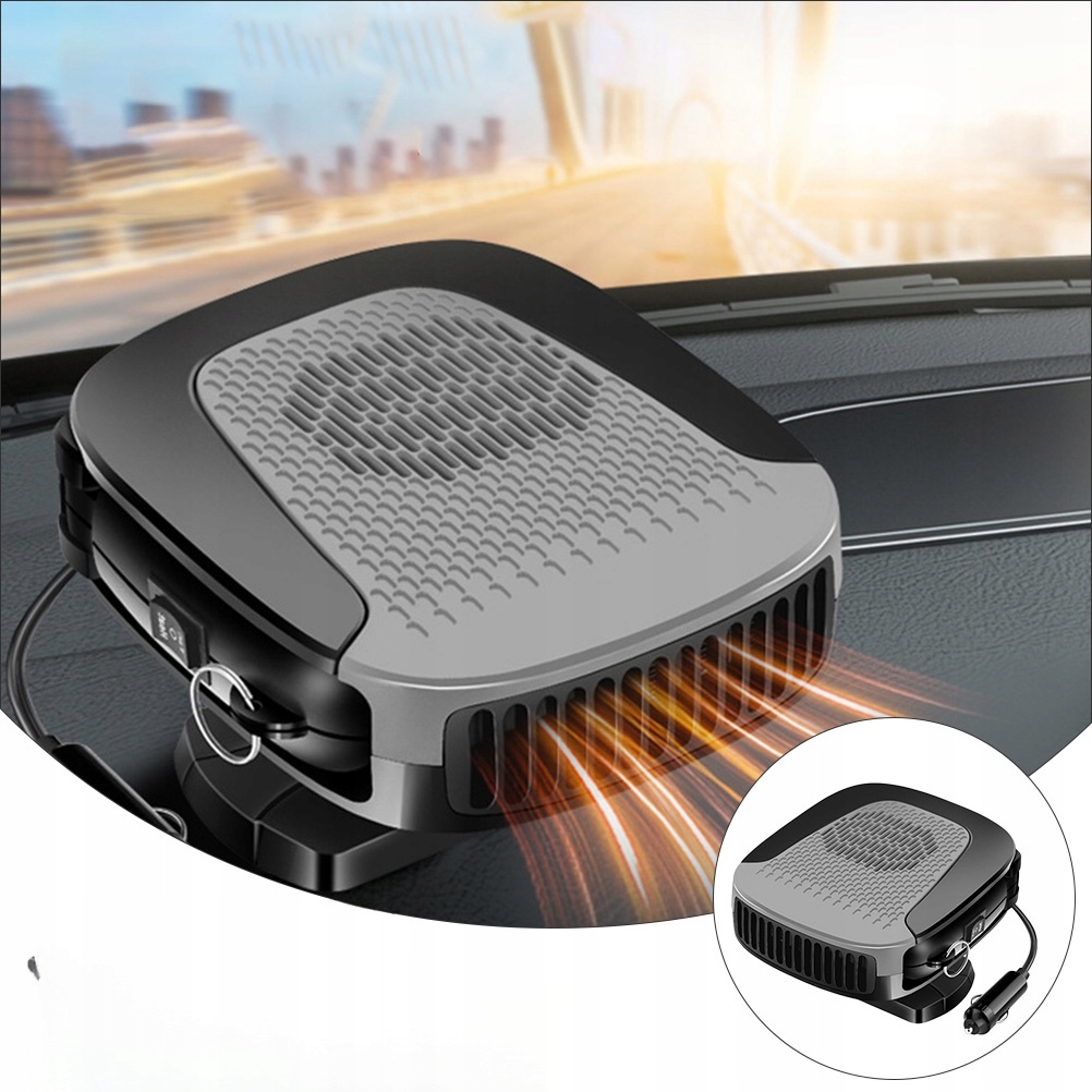 фото №3, Odmrażacz автомобільний, вентилятор, вентилятора, обігрівача, przenośny