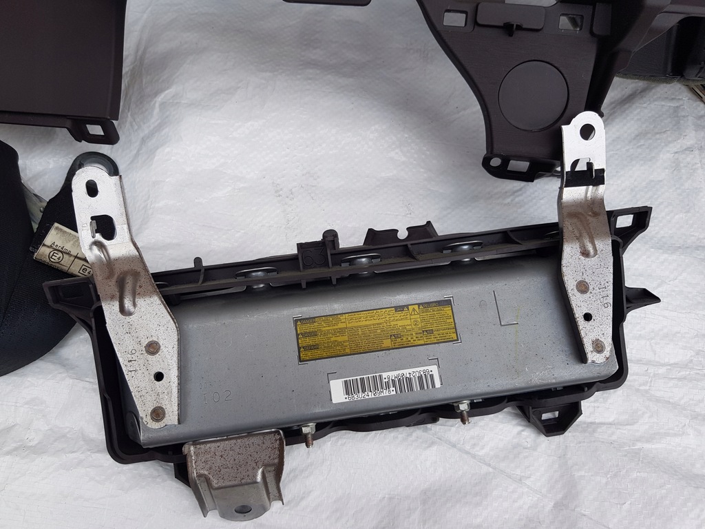 фото №10, Подушка безопасности приборная панель консоль датчик toyota iq комплект !!!