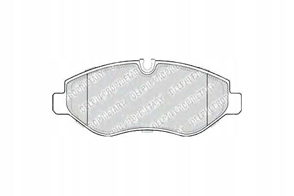 фото №2, Delphi lp1982 набор тормозных колодок тормозных, тормоза дисковые