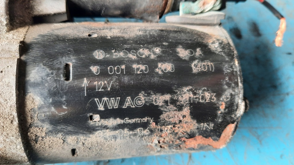 фото №4, Стартер 0001120400 vw polo 9n 1.2b