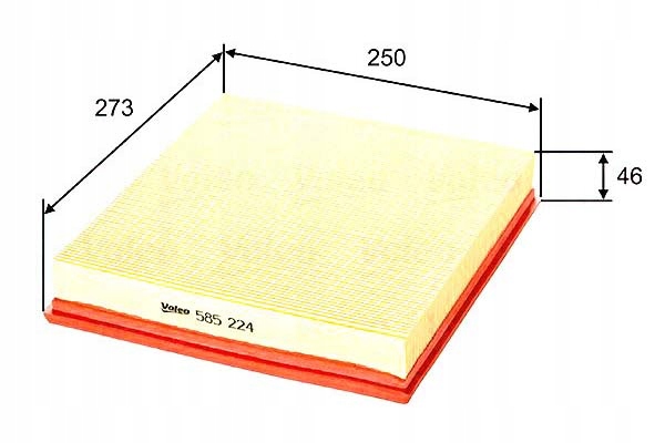 фото №2, Valeo 585224 фильтр воздуха